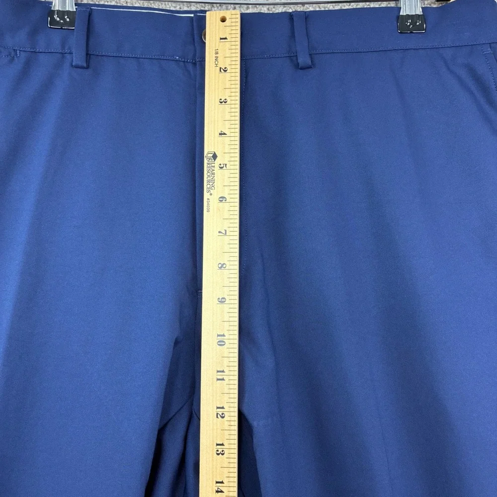 Polo Ralph Lauren Dress Pants  38x32 Navy Blue Solid Classic Business Casual